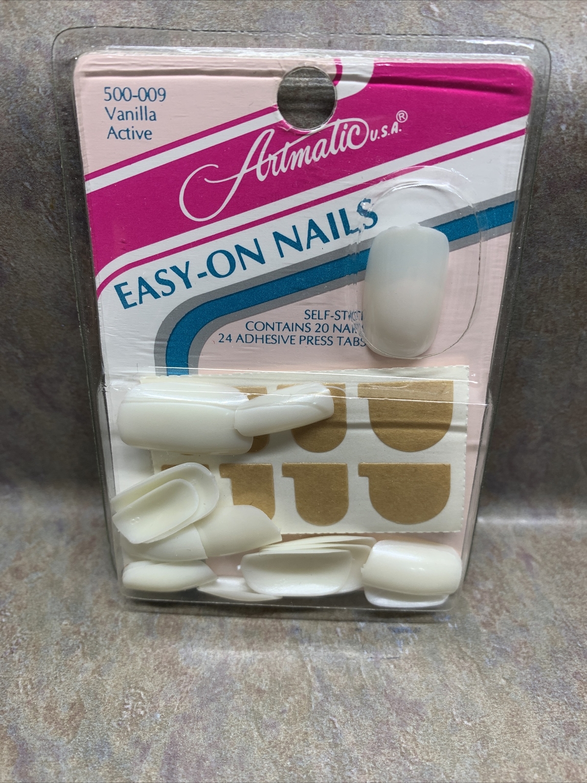 Artmatic Easy On Press On Nails White VANILLA 500-009 Active Length Sealed