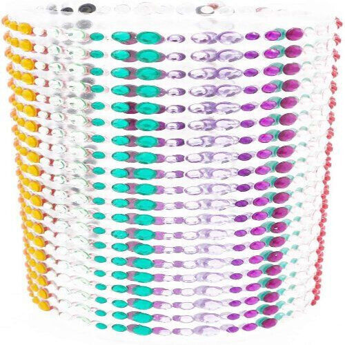 900pcs Multicolour Self-Adhesive Face Gems ? Reusable Rhinestone Stickers