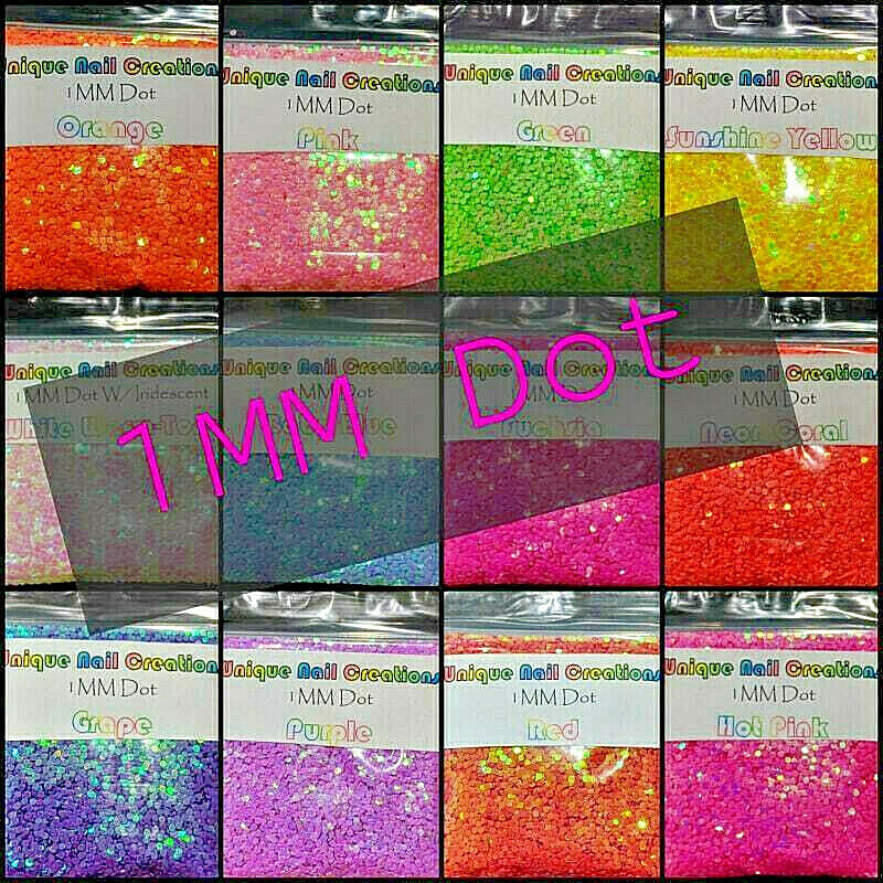 1MM DOT Shape~Pastel Pearl~Nail•Acrylic•Gel•Body Art•Face•Festival•Crafts