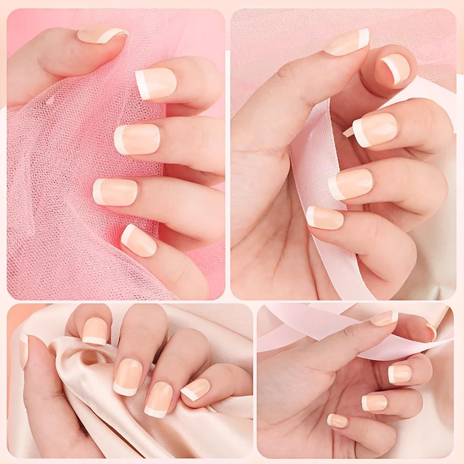 Set de sellos para uñas, sello de silicona transparente para estampar uñas