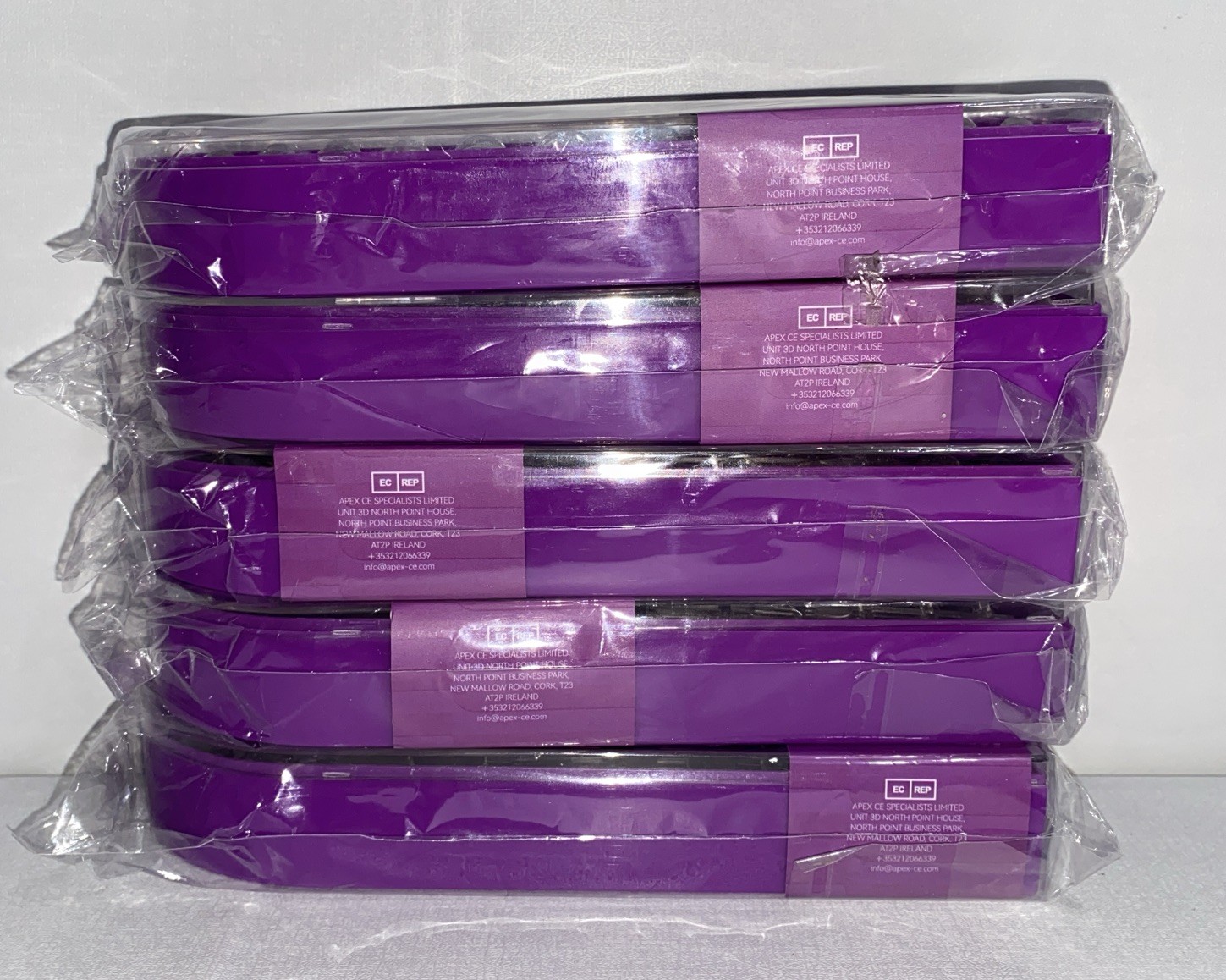 Lot Of 5-Boxes Gelike ECSoft Gel Nail Tips Extra Short Square /Damaged Packaging