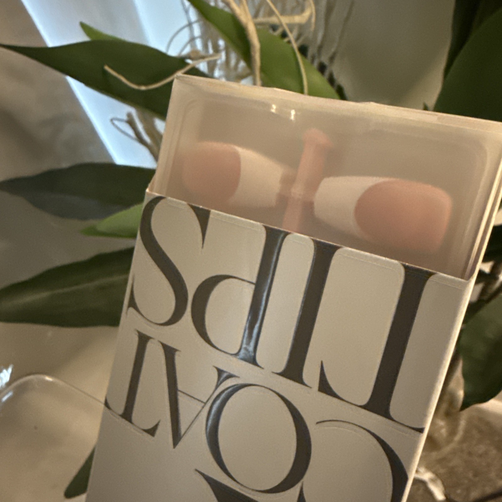 BTArtboxnails Soft Gel X-coat Tips French Tip pink glitter Press On Nails