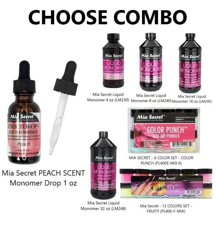 Mia Secret – Scented Monomer Drop /Odorless Monomer/Liquid Monomer -CHOOSE YOURS