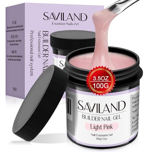 100 G Builder Gel for Nails – 3.5 oz Light Pink Nail A2 – Light Pink Gel