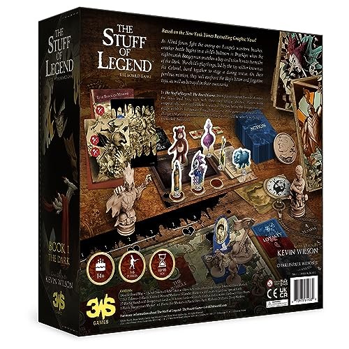 The Stuff of Legend: Board Game a semi-Cooperative square, thin