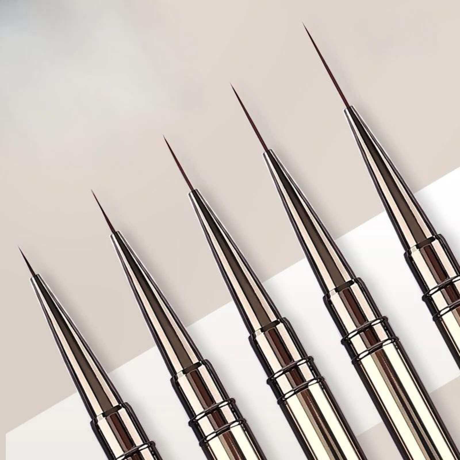 Painting Liner Brush Gel Polish Precision Nail Art Thin Drawing Pen 6/9/12/18mm