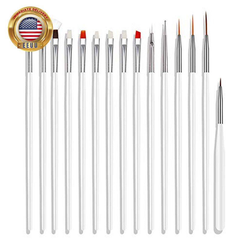 20PCS Nail Art Design Dotting Painting Drawing Polish Brush Pen Tools ⭐️⭐️⭐️⭐️⭐️