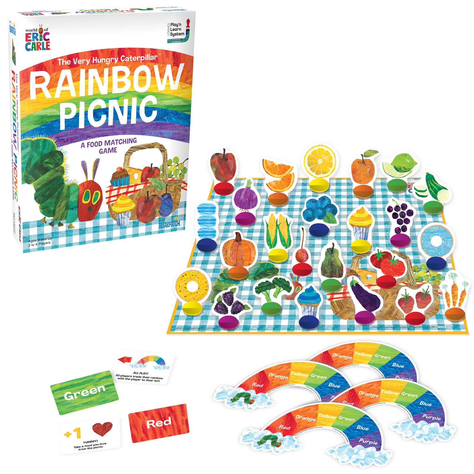 Briarpatch, The Very Hungry Caterpillar Rainbow Picnic One Size,