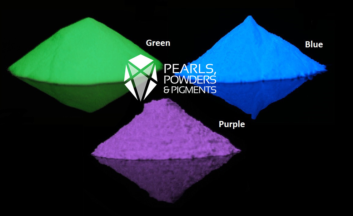 Glow in the Dark Fluorescent Pigment Powder for Halloween Nails Costumes Face