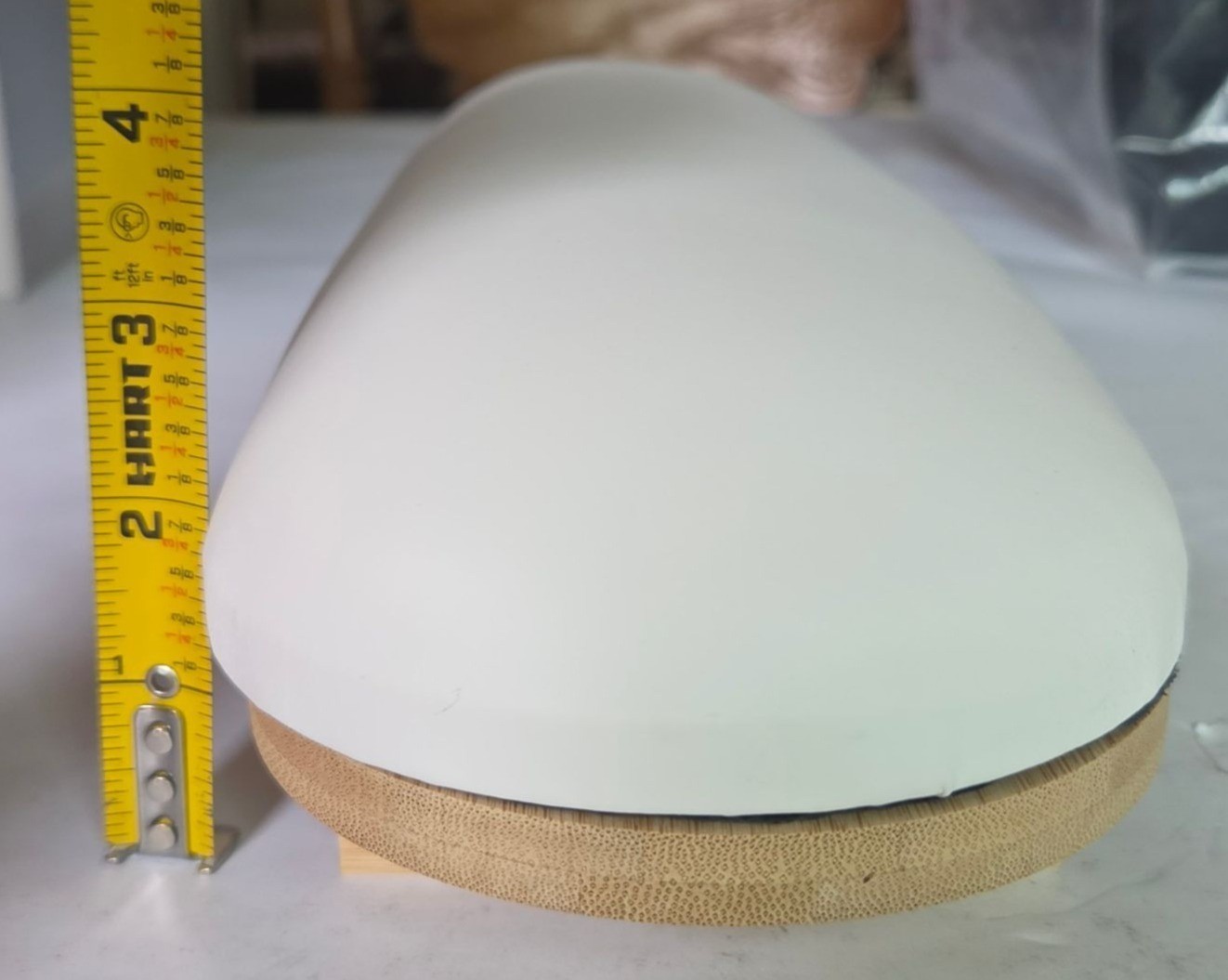 Manicure Hand Rest Pillow Nail Table Sponge Cushion With Wooden Base White