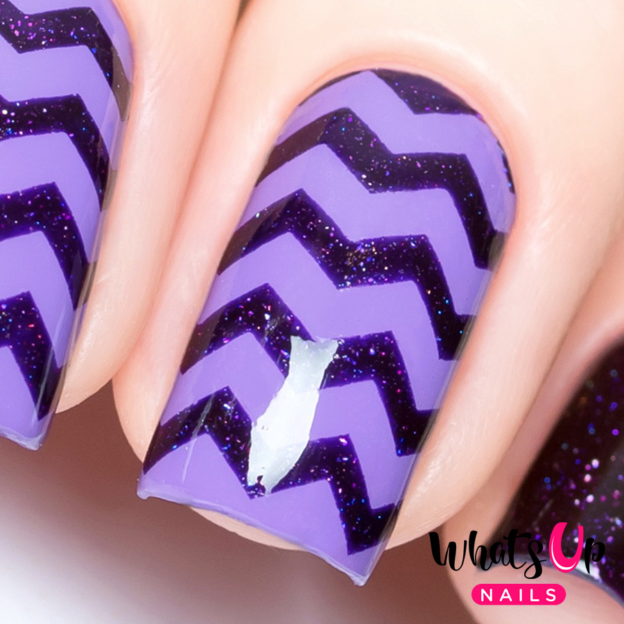 Zig zag tape for nail art, chevron stickers for nails, nail vinyls