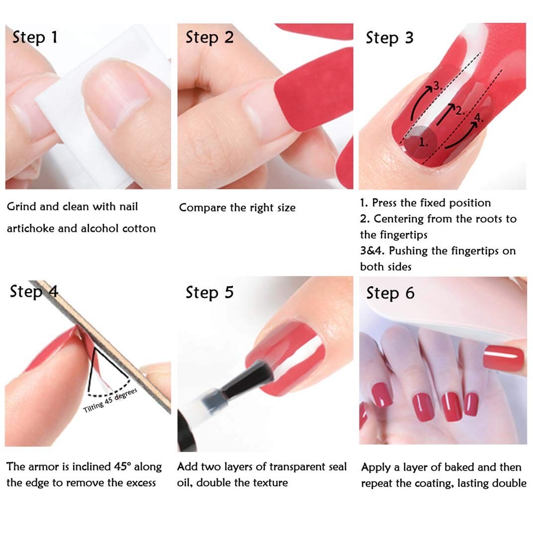 14 Sheets Nail Stickers Glitter Gradient Color Shine Full Wraps Polish Sticke…