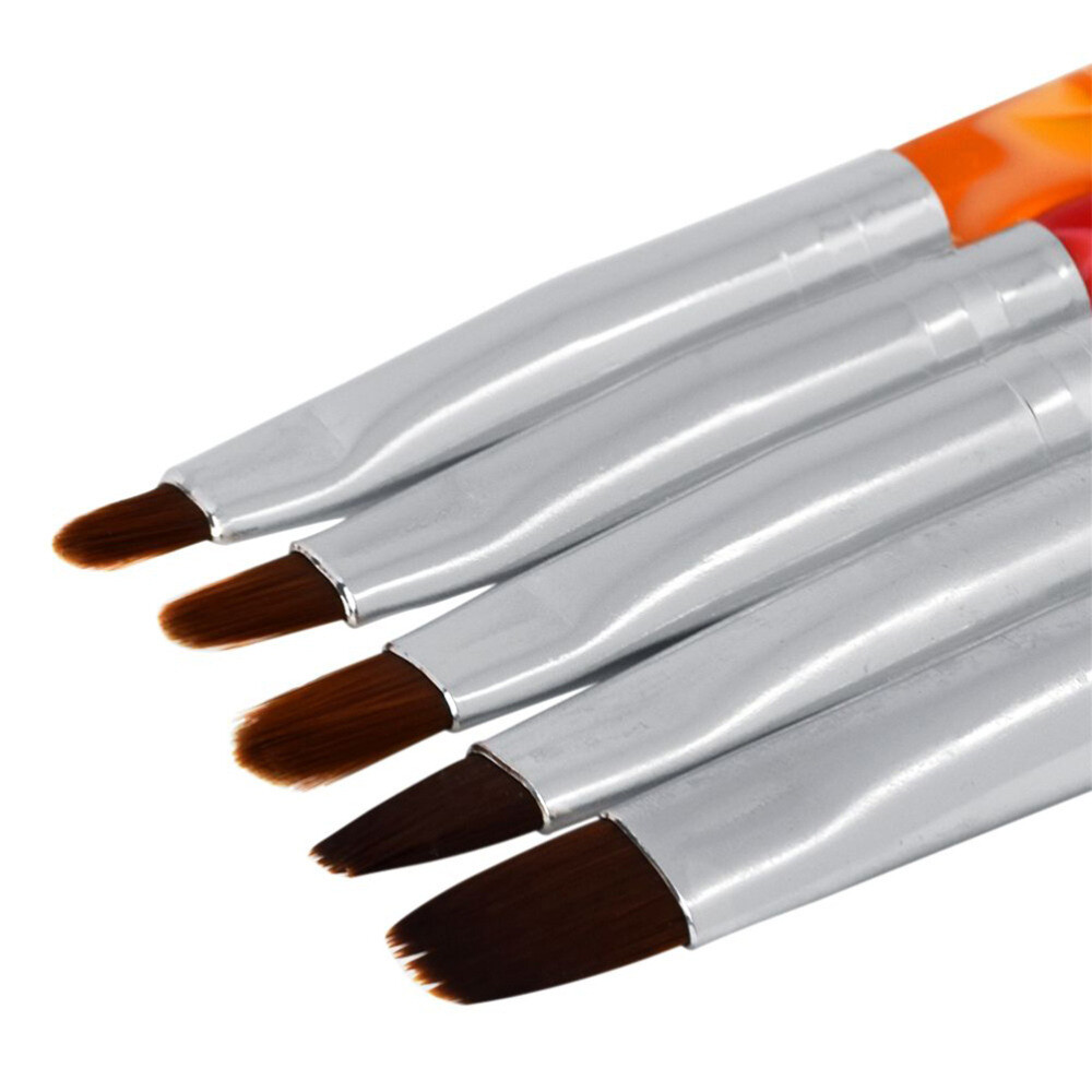 Manicure Pens Double-end Nail Art Brush UV Gel Builder Painting Drawing Brushes