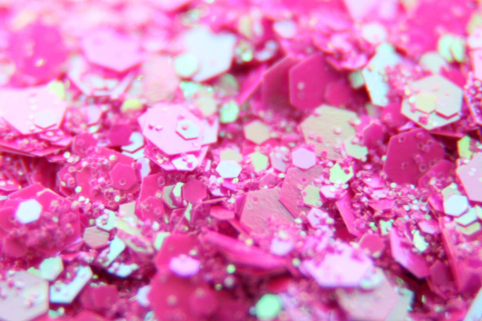 Chunky Glitter Holo Holographic Pink Hex Mix Nail Art Craft 1 2 4 6 8 Oz Jar