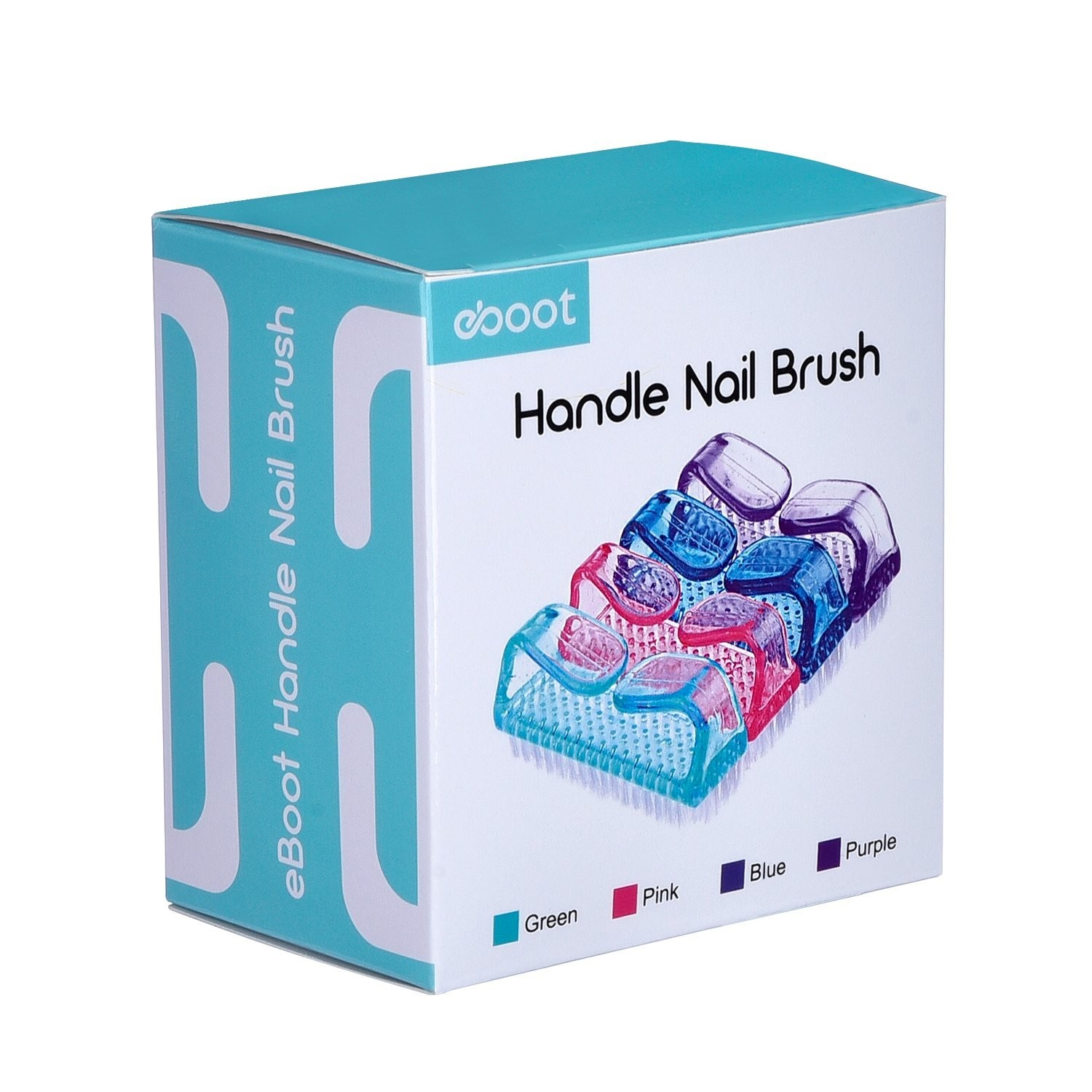 Multi-Color Nail Cleaning Brushes Set with Comfortable Grip for Personal Care