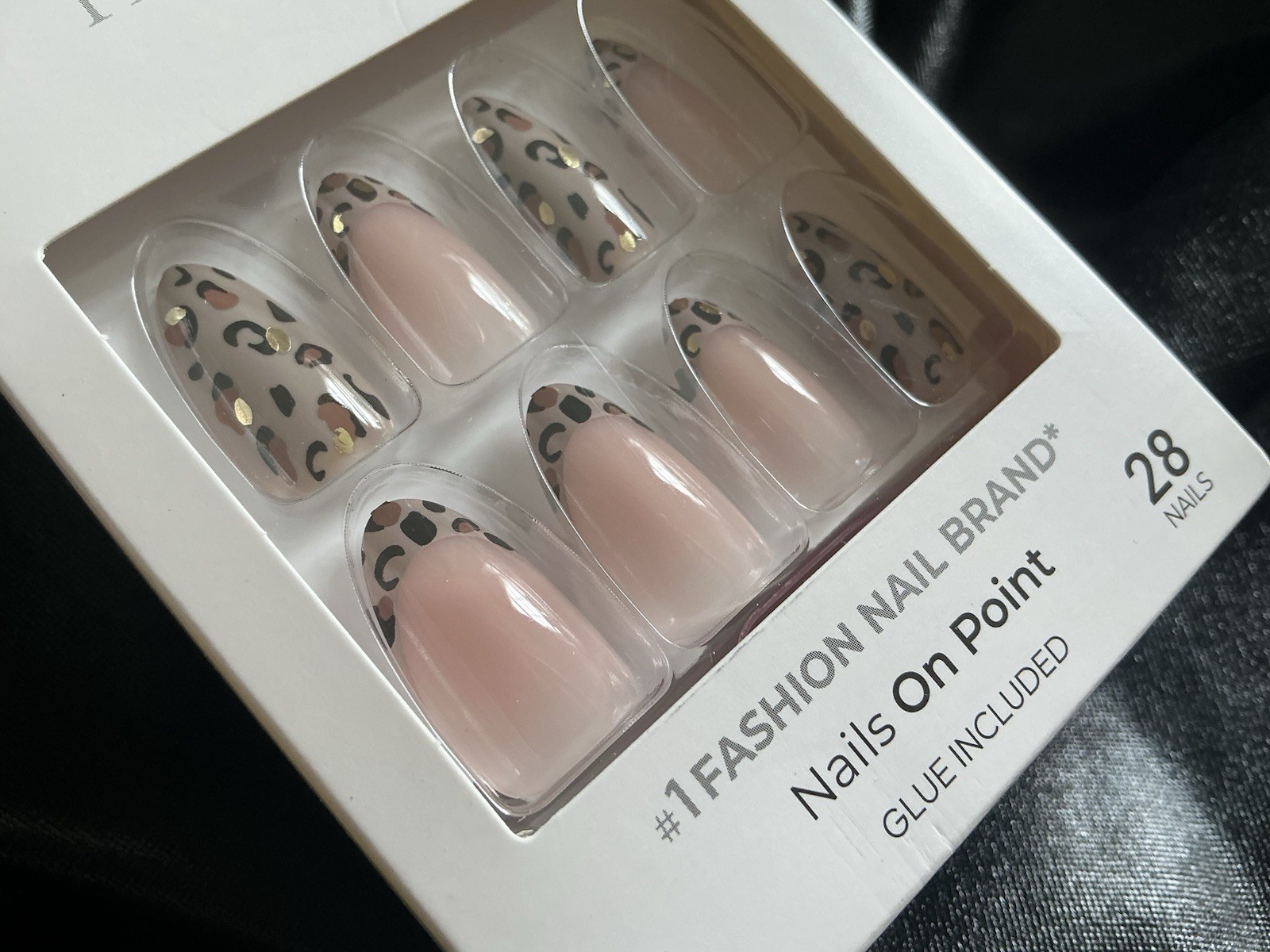Kiss Voguish Fantasy Leopard Print Press On Nail Set Of 28~Includes Free Gifts💝