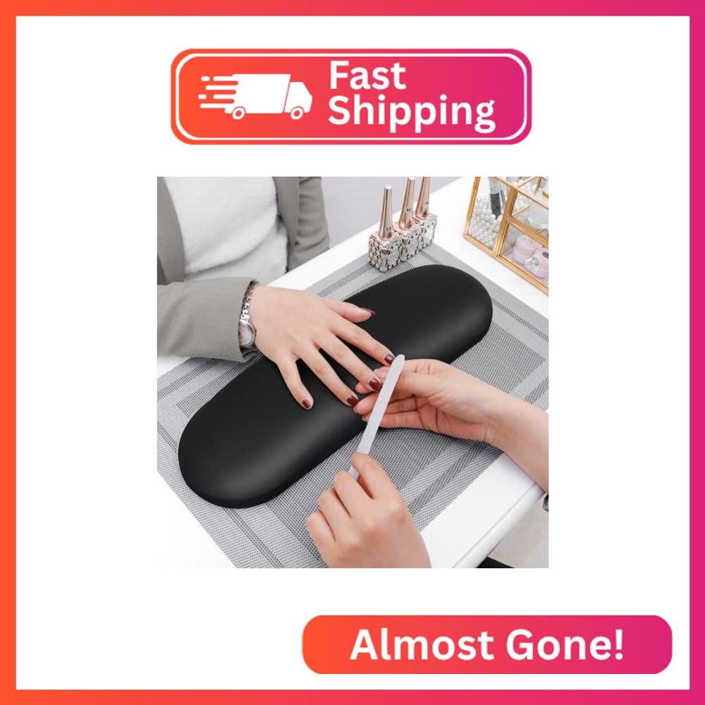 MERTERFLY Nail Arm Rest Pillow and Mat Salon Manicure Armrest Cushion Nail Art H