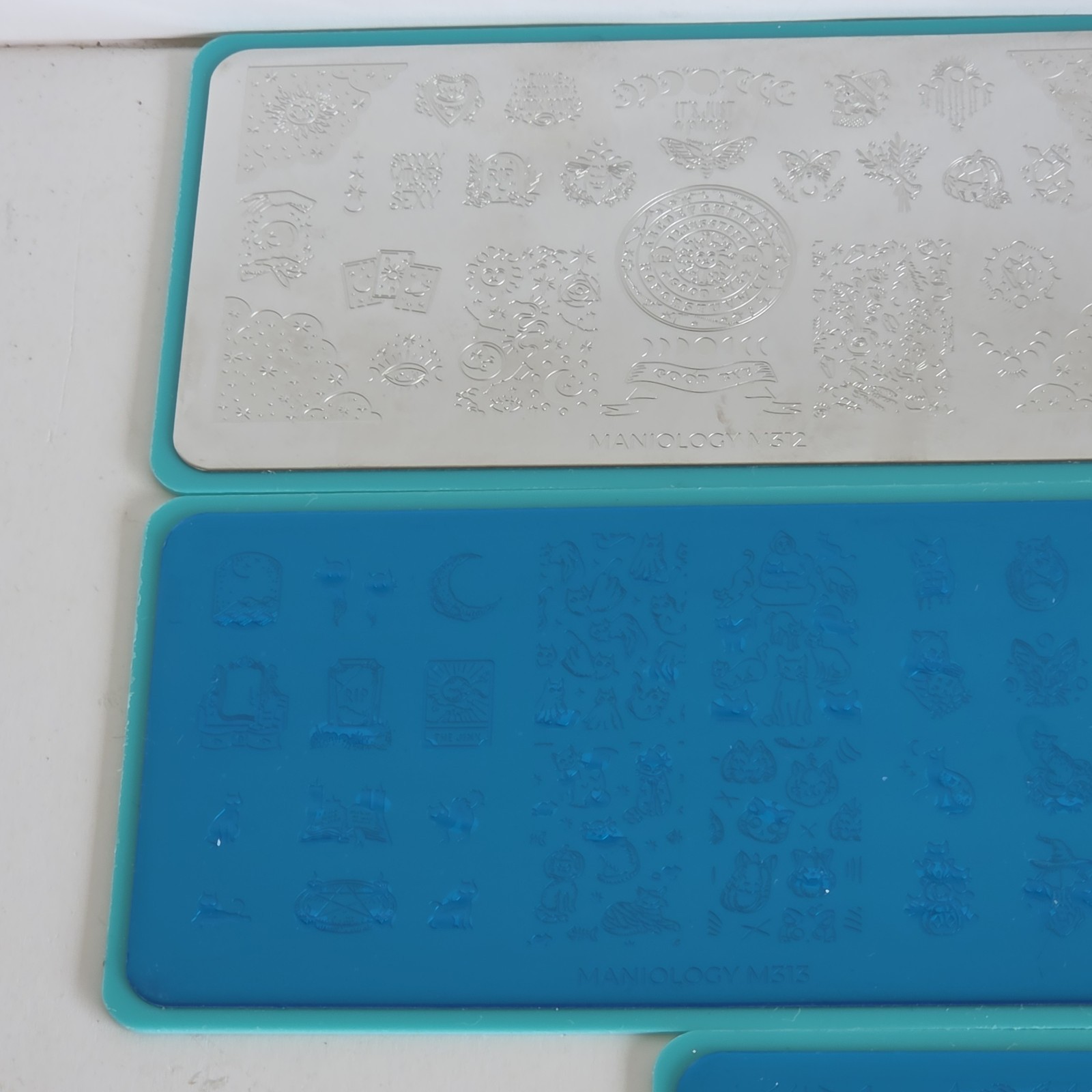 (5) Maniology M312, M313, M314, M315, M316 Nail Stamp Plates Lot Of 5 SEE PICS