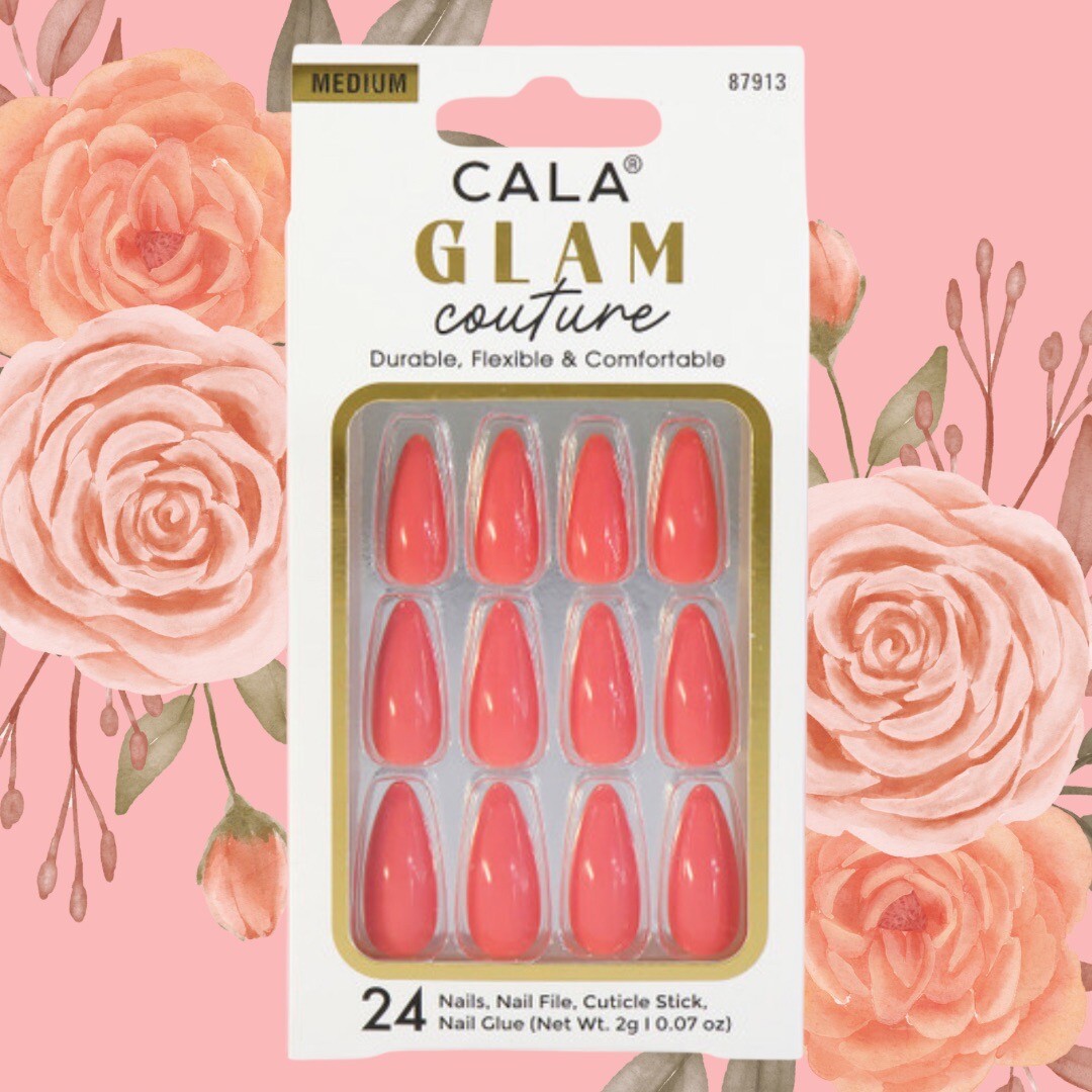 Glam Couture | Medium Almond Coral