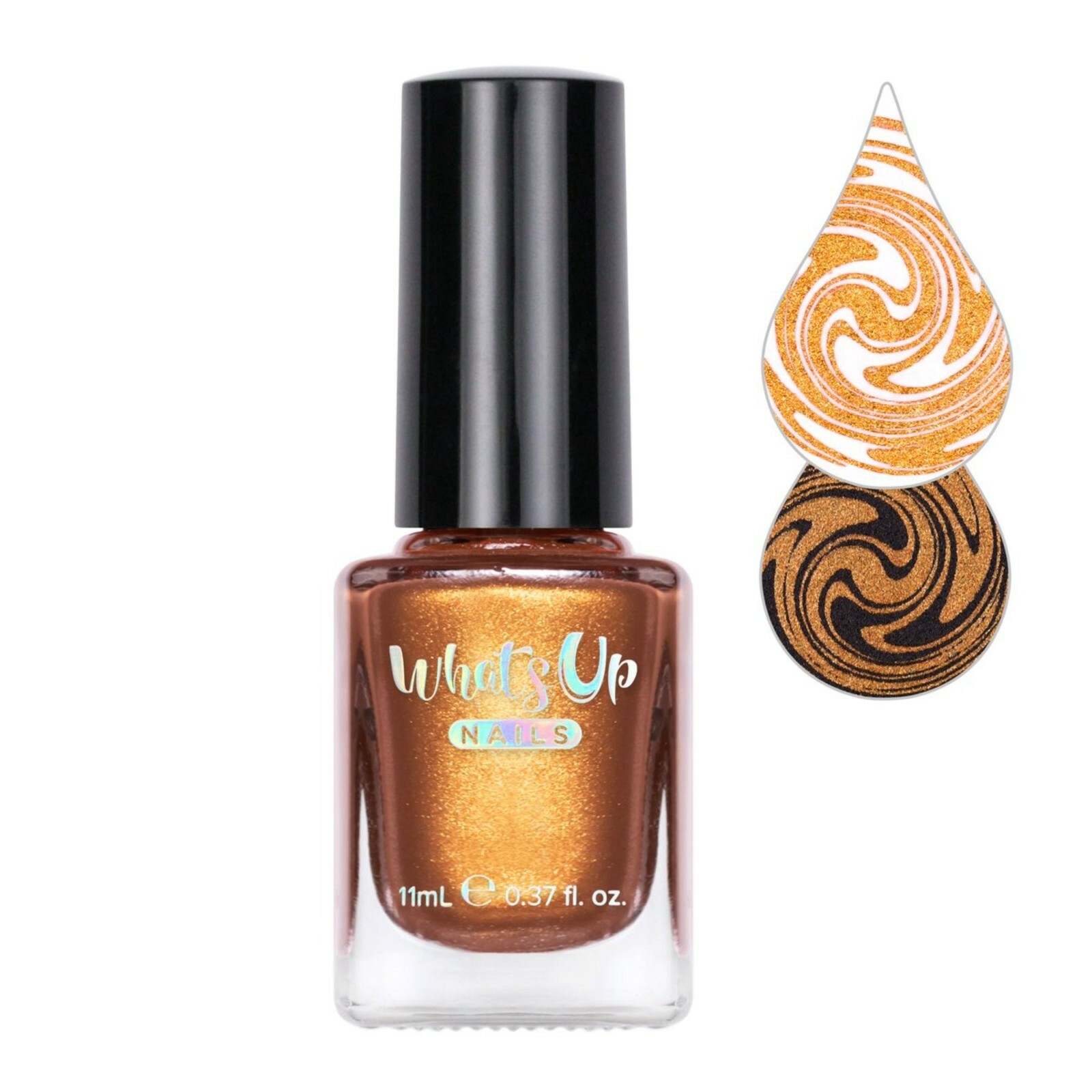 Waiting for Patina Stamping Polish (Bronze Metallic), Nail Polish for Nail Art