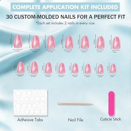 Cat Eye Press on Nails Short – Purple Black Press On Nails Oval, Black Purple