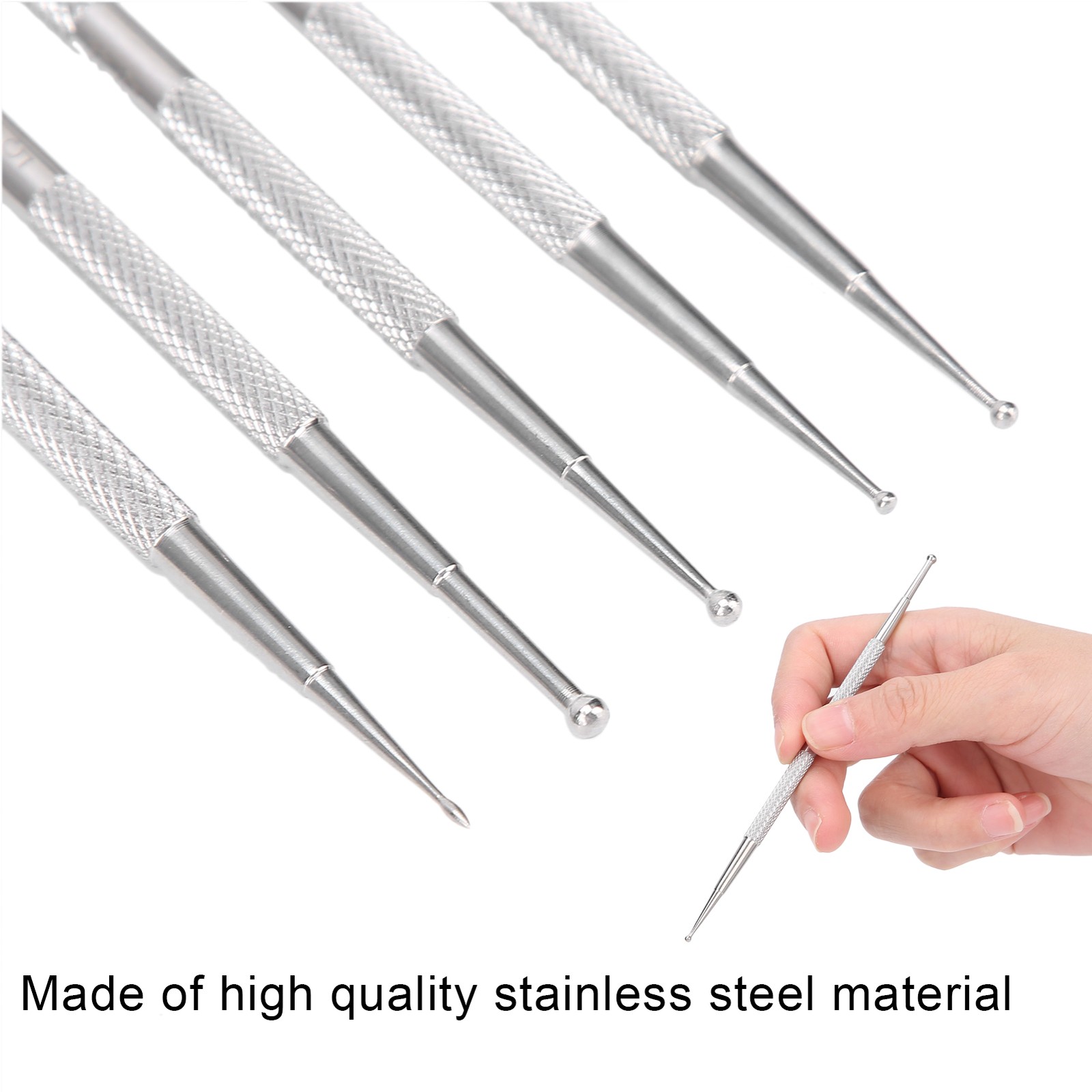 5pcs DIY Nail Art Dotting Pen For Professional Nail Salons