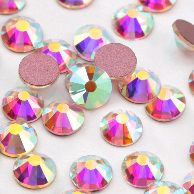 1440p Rose Gold Bottom Crystal Non Hotfix FlatBack Rhinestones DIY Nail Art Tips