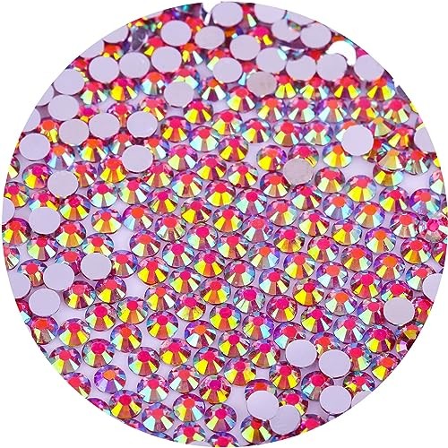 1440 Pcs SS20 5mm Flatback Rhinestones for SS20/5mm/1440 PCS Dark Rose Red AB