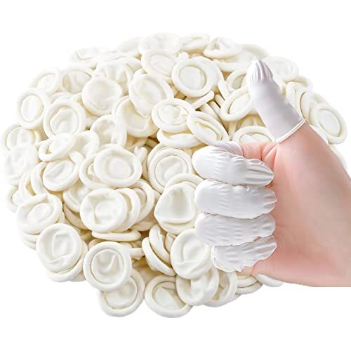 250 Pcs Finger Cots – Disposable Finger Protectors – Latex Rubber Finger Covers