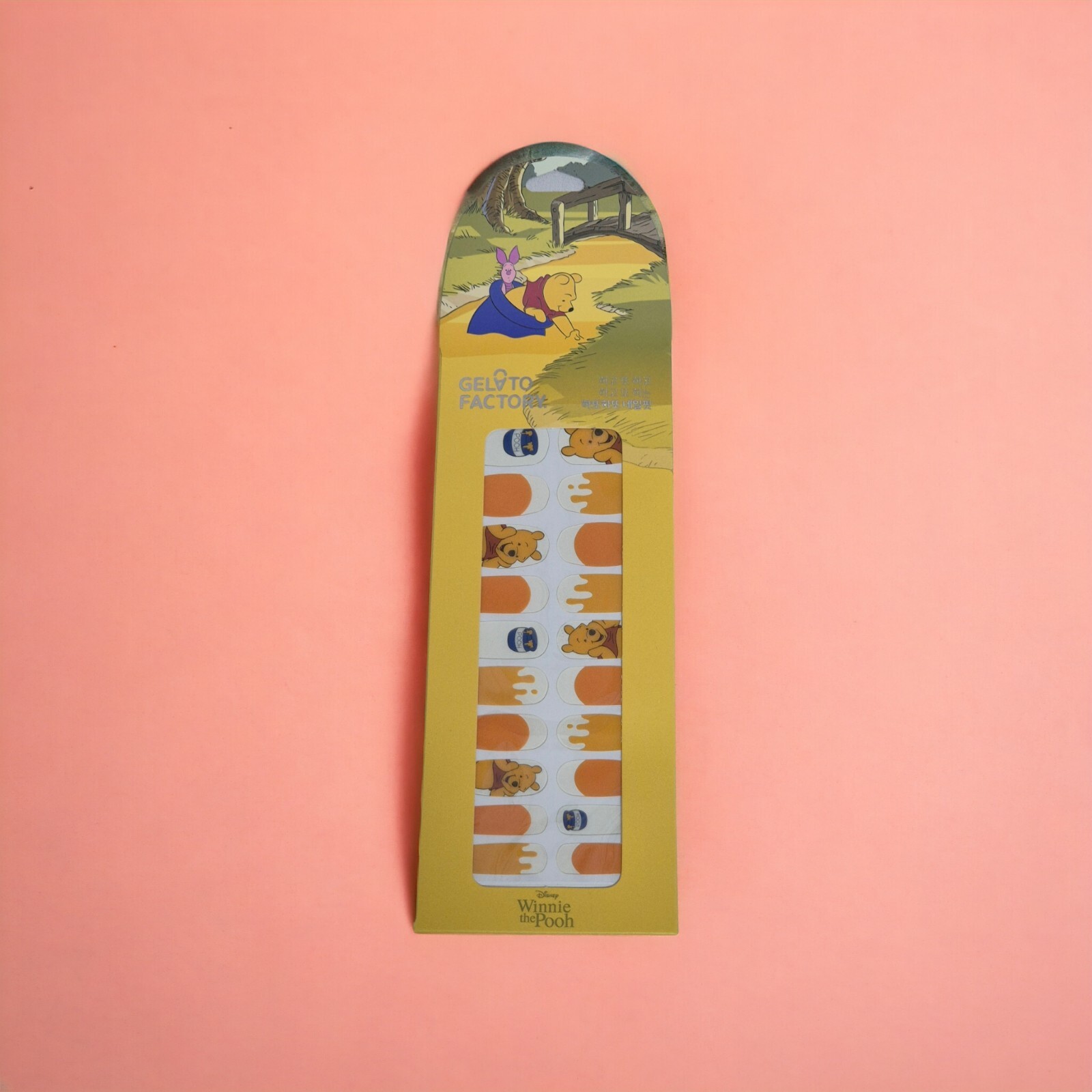 Nail Art Sticker Gelato Factory Disney Winnie the Pooh Printed 22PCS