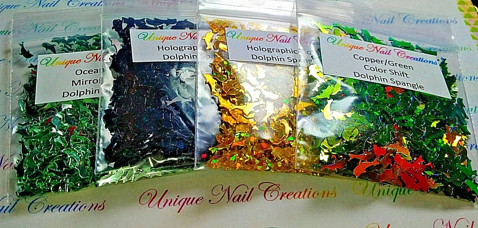DOLPHIN Shape Glitter~U Choose~Acrylic Nails~ Arts & Crafts~Gel~Nail Art~ USA