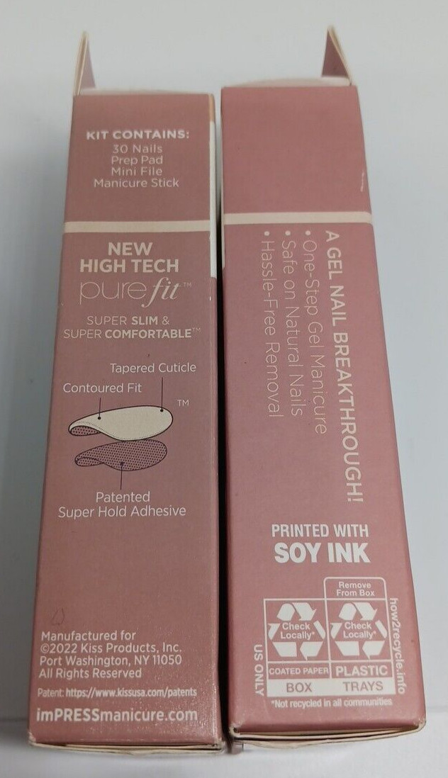 imPRESS Bare But Better Press-On Manicure 30 Short IMB02 Effortless Finish 86724