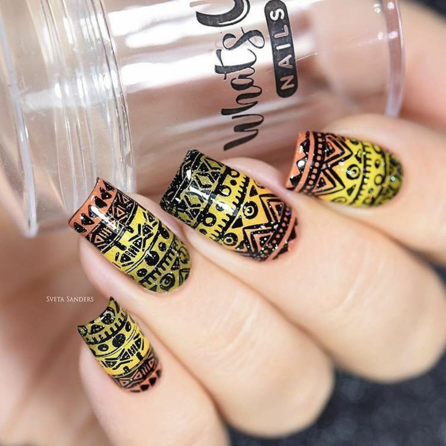 Jumbo Clear Stamper & Scraper For Stamped Nail Art