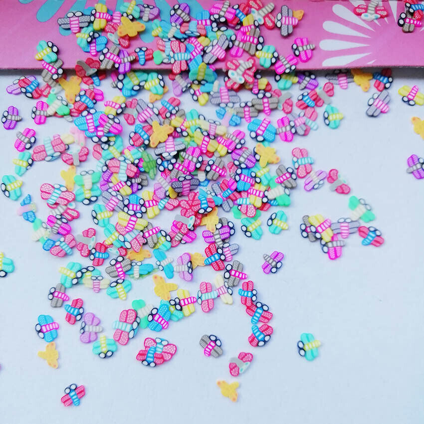 Nail Smile DIY Fruit Slices Polymer 3D Slice 1000pcs Art Decoration Clay