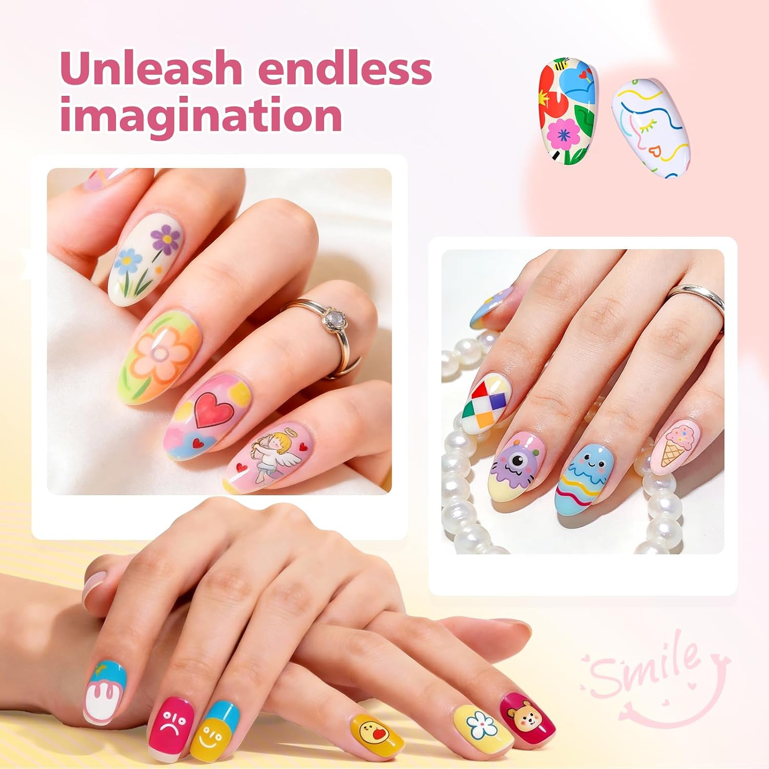 18 Colors Nail Art Pens, DIY Nail Art Markers, 0.5 Mm Nail Polish Pens | Nail Pa