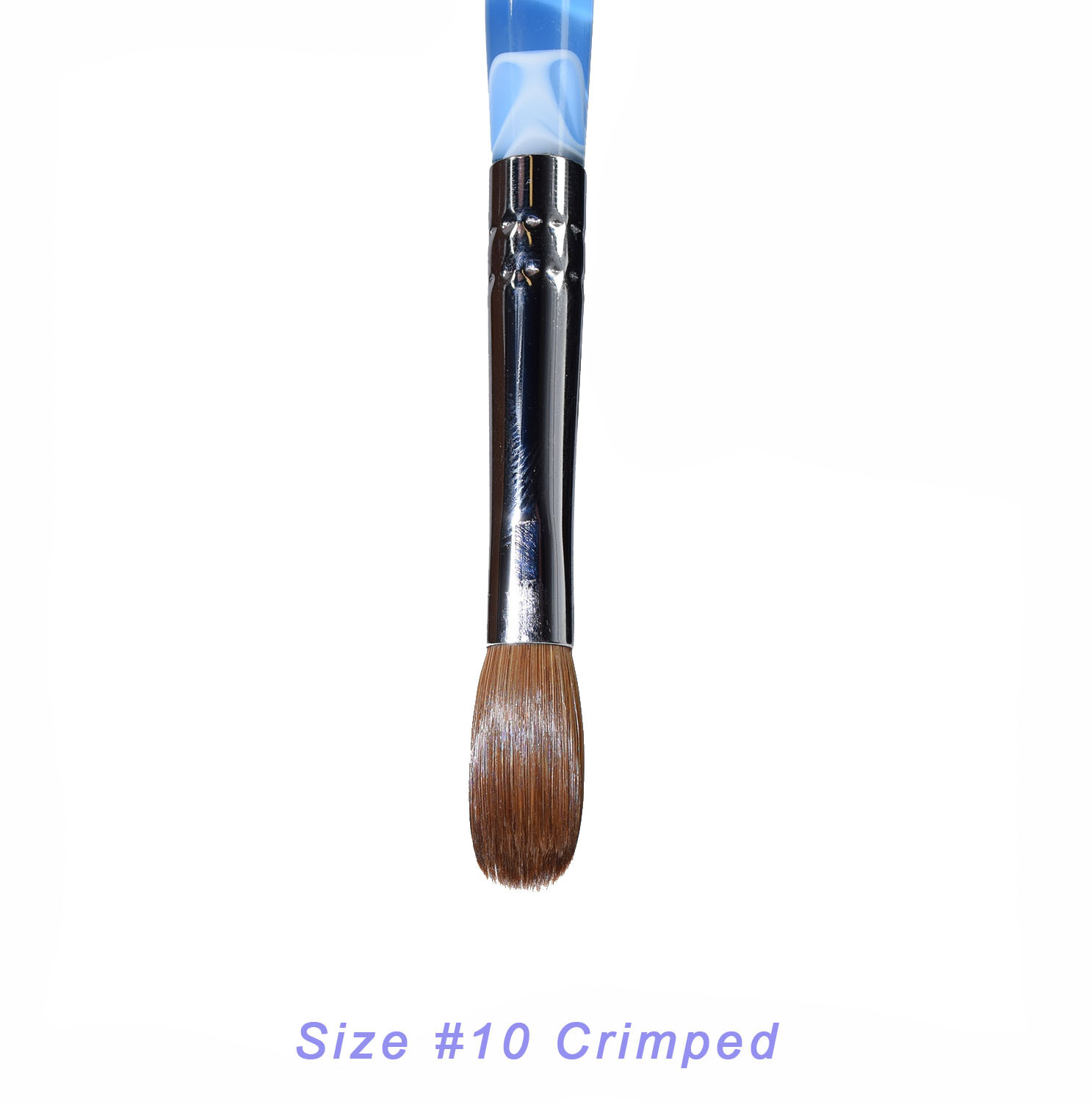 Marble Petal Acrylic Nail Brush Crimped * Pick Your Sizes *