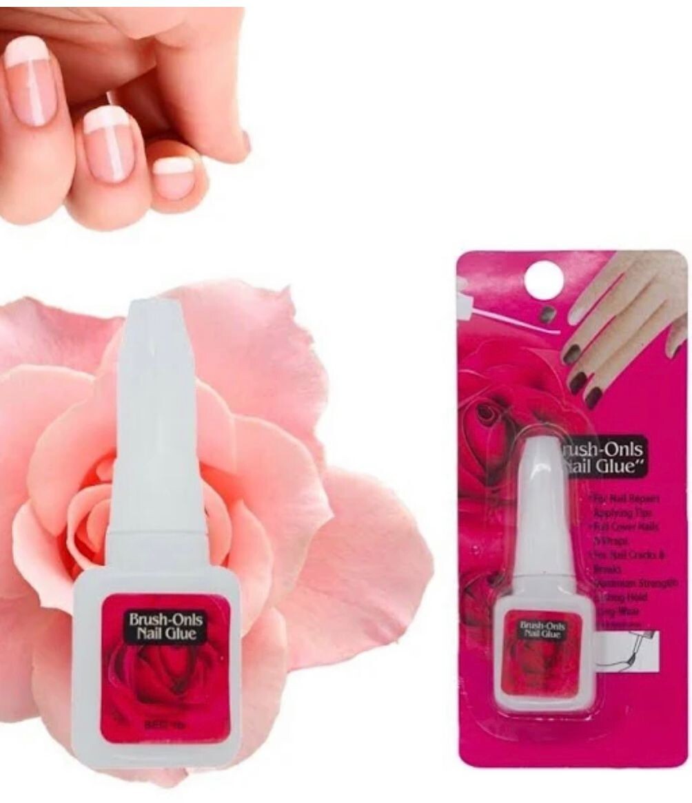 15g Nail Glue With Brush EXTRA STRONG Professional False Nail Tips Quick UK ✅
