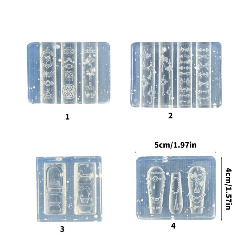 Small Accessories Crafting Molds Elegant Theme Present for Beauty Enthusiasts
