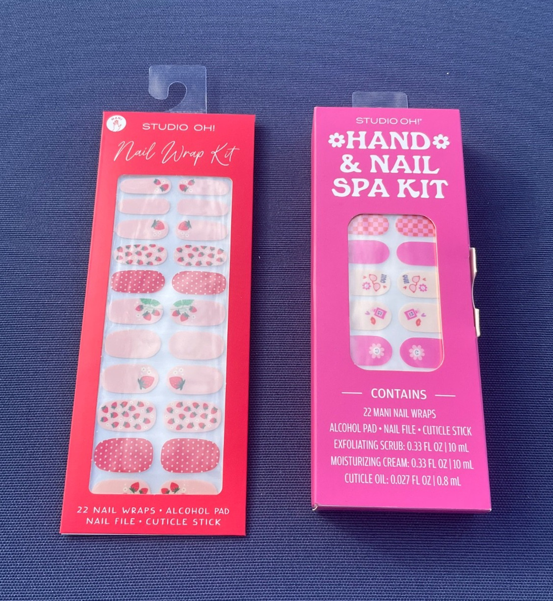 Lot of 2 Studio Oh! Colorful Rendition Nail Wrap Kits