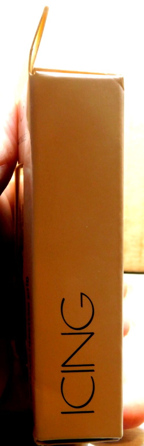 CBI Distributing Corp.~Icing 24 Faux Nails Vegan OA.AN Clear & Black Webs & Dots