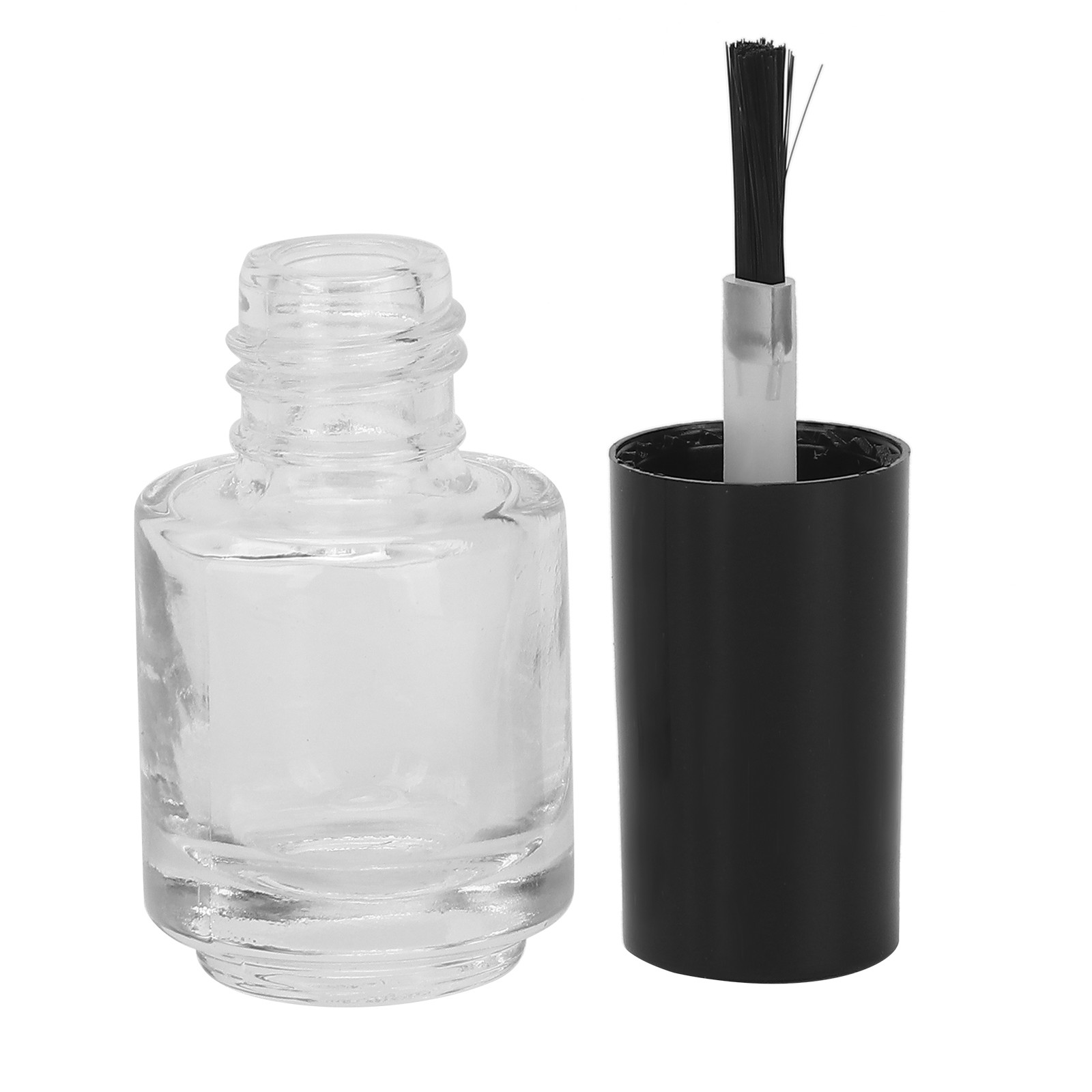 10pcs Empty Nail Polish Bottle With Brush Cap For DIY Use Excellent
