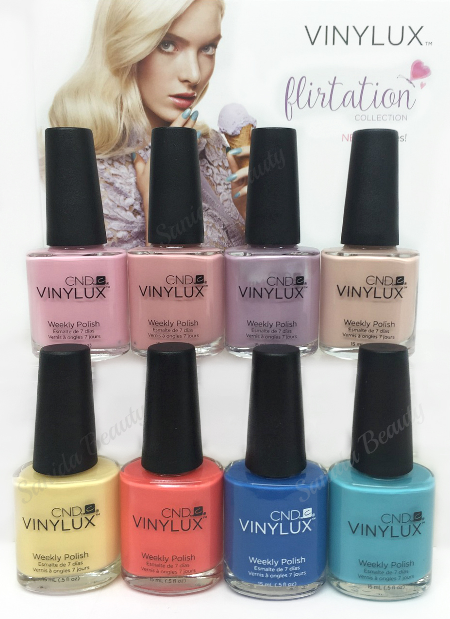 CND Nail Polish .5oz- Pick any Color From FLIRTATION Collection- Vinylux