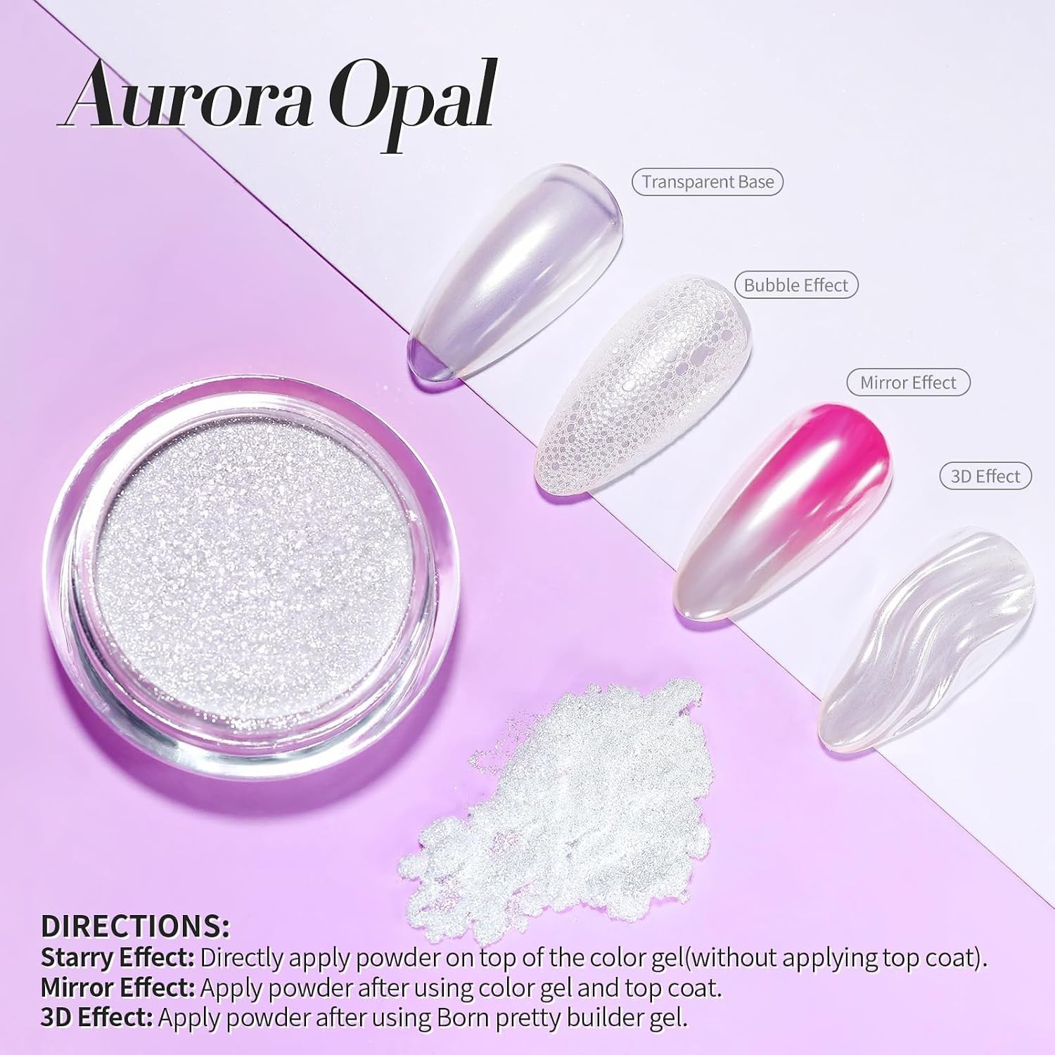 Ultra-Fine Silver Chrome Nail Glitter: Easy Application for Salon-Quality Nails