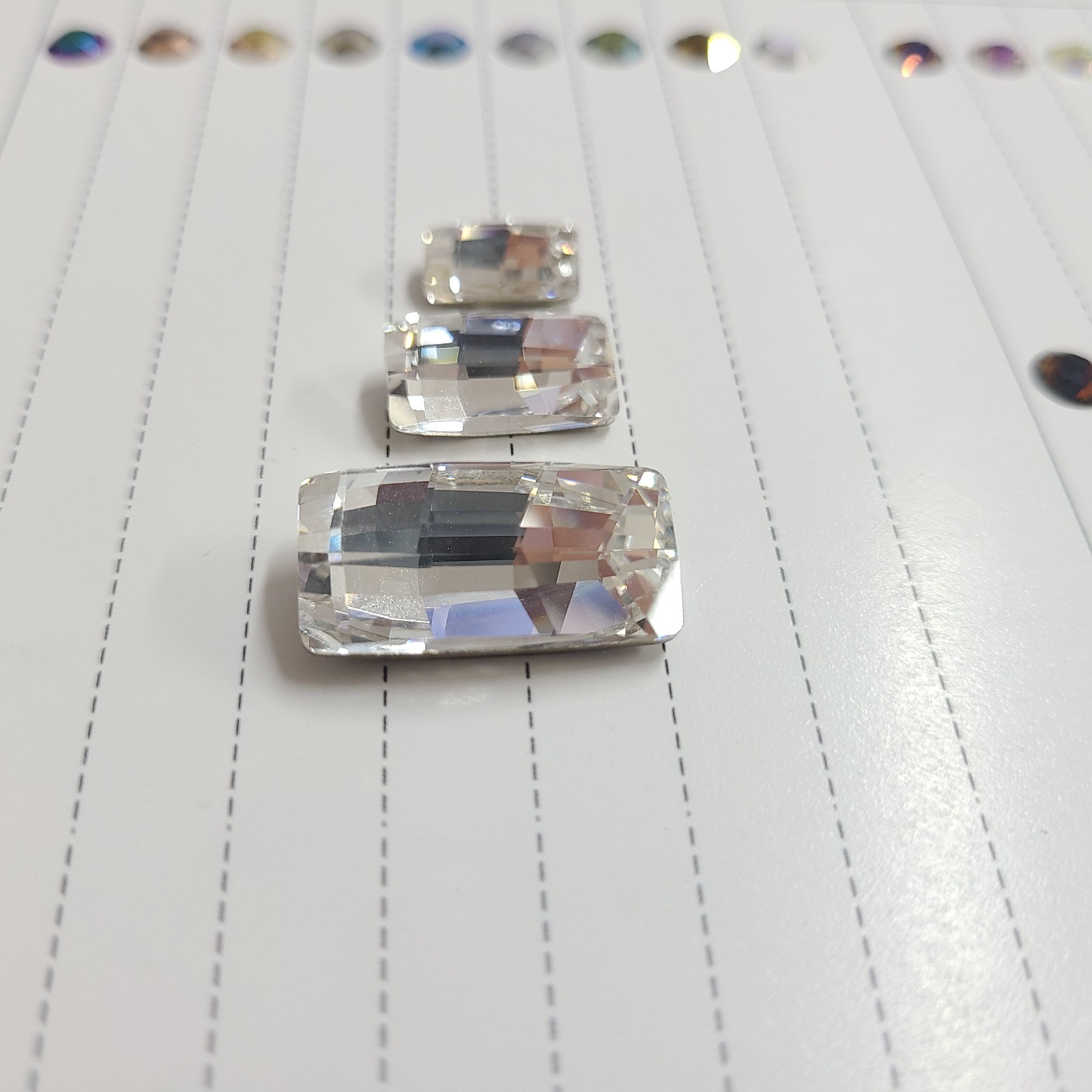 Swarovski 4524 Pure Baguette Fancy Stone Crystal 12×6 16×8 23×11 (1pc)
