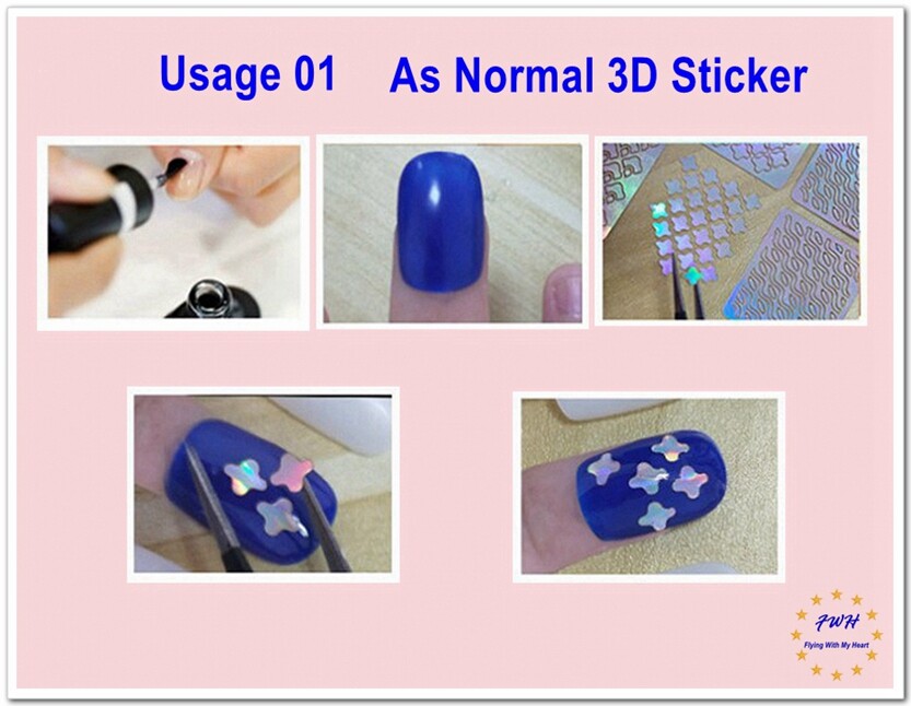 Stars Heart 2 Usages Painting Stencils OR Normal Stickers Flower Stripes Plaid