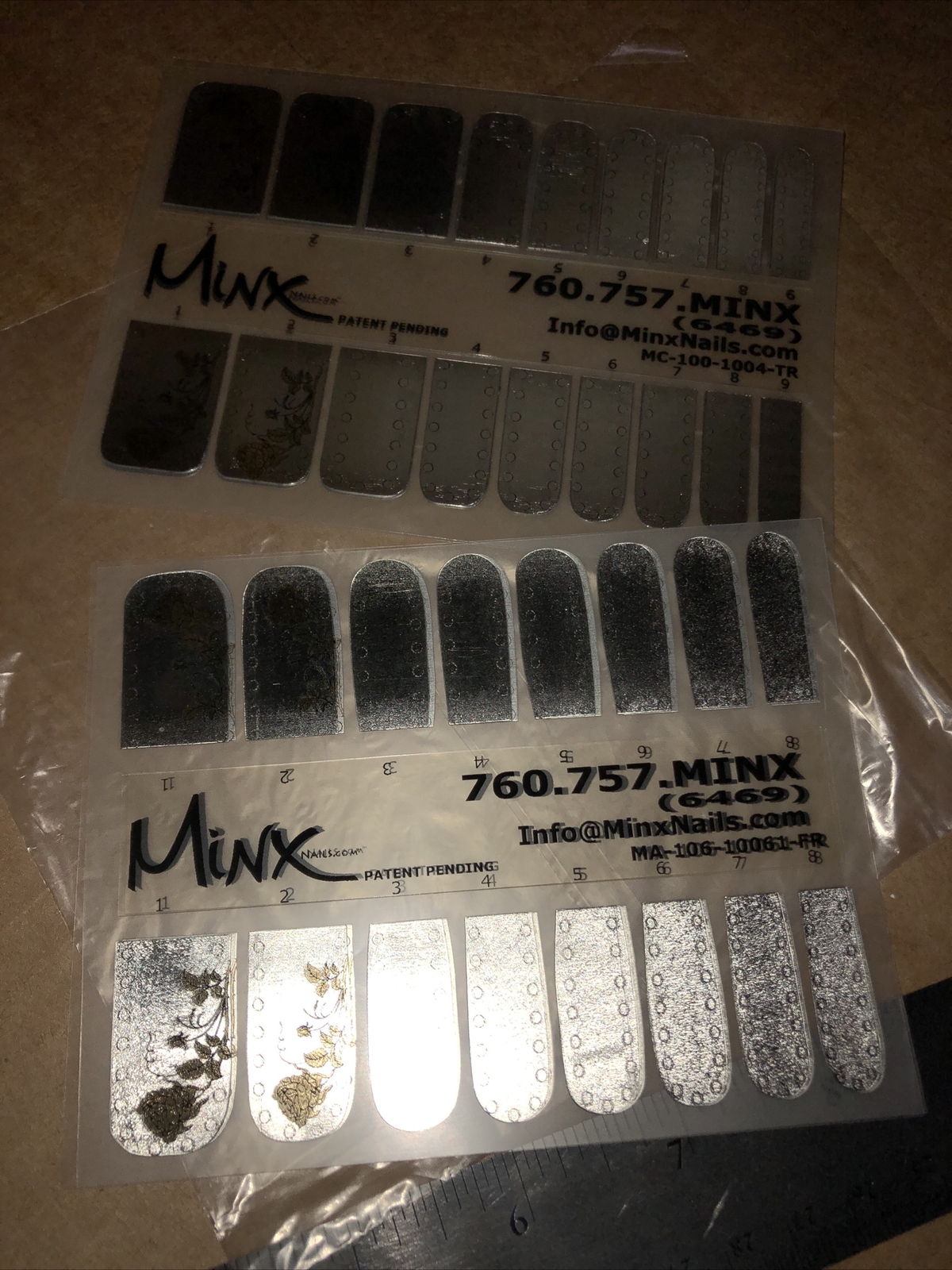Minx Foil Nail Cover Nail Art Sticker Manicure Wraps