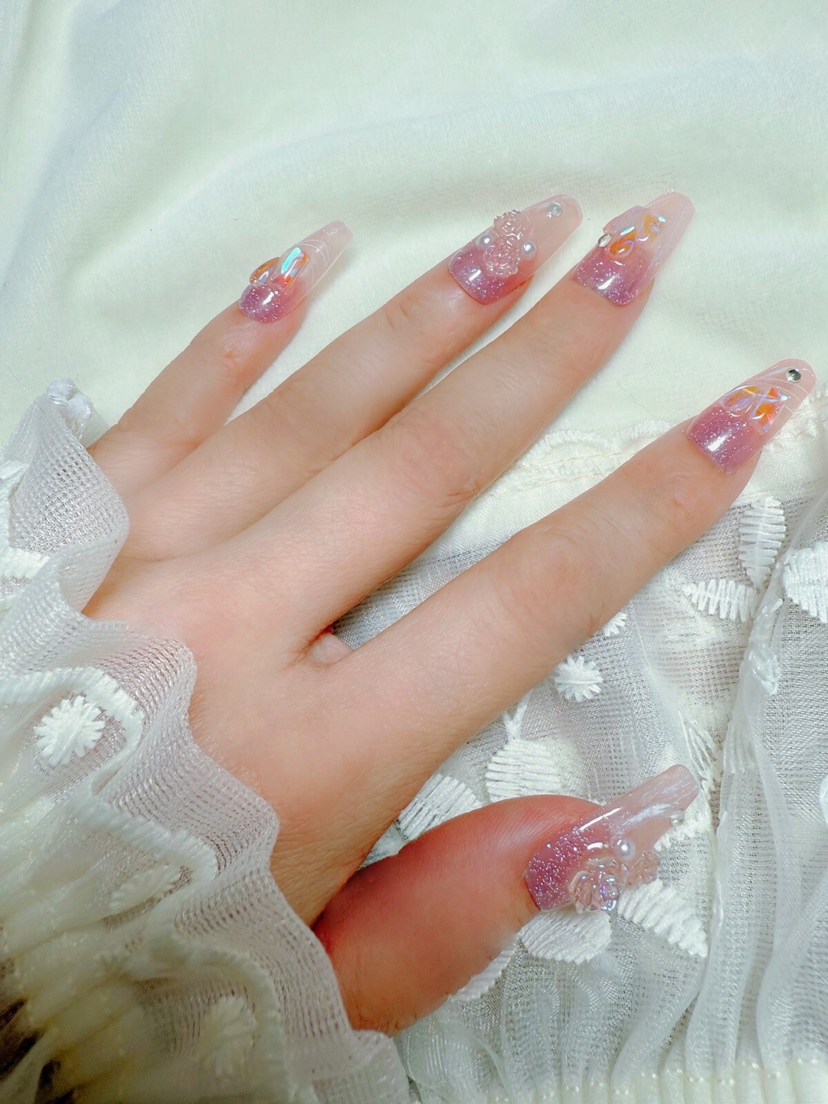 press on nails short
