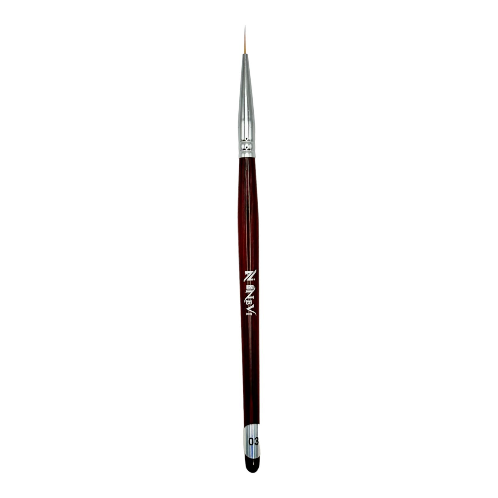 3PCS Nail Art Liner Brushes -NeVi USA Super Fine Striper Brush for Long Line #3