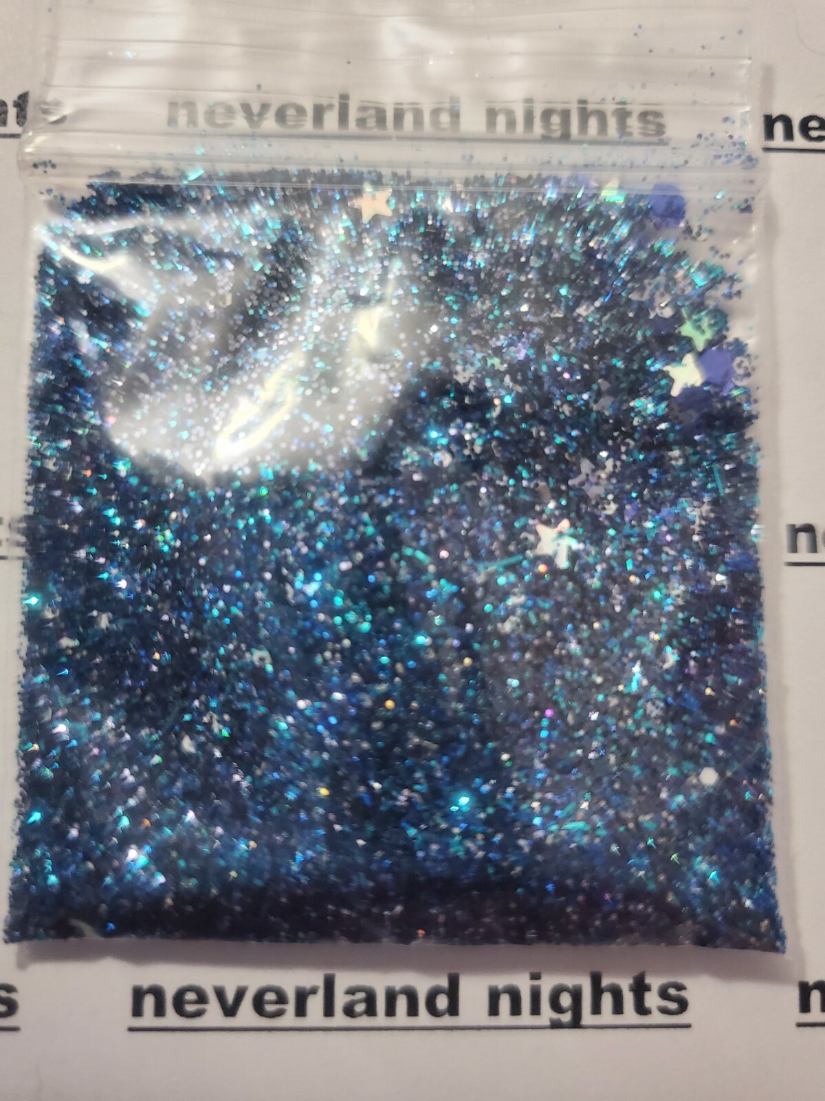Night Sky |Blue Glitter Mix|Nail Art|Acrylics & Gels