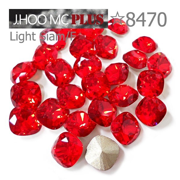 J.HOO Crystal 8470 Cushion V-Cut Fancy Rhinestones 8mm Nail Art (10pcs)
